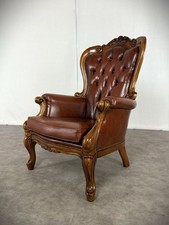 Chippendale ledersessel vintag gebraucht kaufen  Preußisch Oldendorf