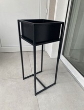 Pflanzgefäß schwarz metall gebraucht kaufen  Schloß Holte-Stukenbrock
