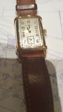 14k gold retangular for sale  LONDON