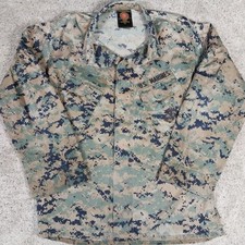 Camisa uniforme USMC média botão para cima câmera digital manga longa Kandor Manufacturing comprar usado  Enviando para Brazil