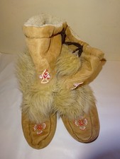 Suede moccasins boots for sale  TILBURY