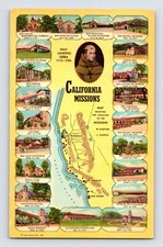 Postcard california missions for sale  Elk Grove