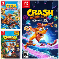 Crash bandicoot nintendo for sale  LEICESTER