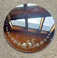 Vintage frameless etched for sale  Andreas
