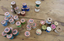 Wooden cotton reels for sale  MATLOCK