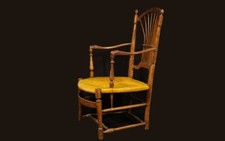 Fauteuil paille xviiieme d'occasion  Issigeac