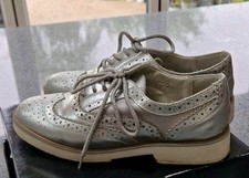 Silver brogues size for sale  STOURBRIDGE