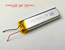 *LOTE de 75* 501447 bateria de polímero de lítio, 280mAh, 3.7V, 10C, laser, 45x12x3mm, usado comprar usado  Enviando para Brazil