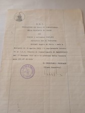 Documenti epoca fascista usato  Cisterna di Latina