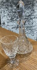 Small crystal decanter for sale  WREXHAM
