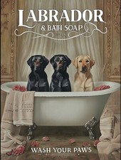Labradors bath metal for sale  DUNSTABLE
