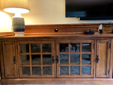 Entertainment center credenza for sale  Mystic