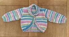 Hand knitted multicoloured for sale  SOUTHAMPTON