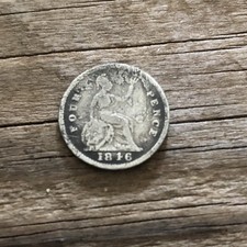 1846 four pence for sale  GLASGOW
