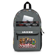 Mochila Roblox com nome personalizado, bolsa gamer personalizada para uso escolar de fãs comprar usado  Brasil 