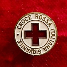 Spilla croce rossa usato  Siena