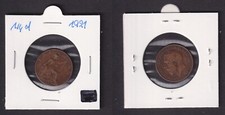 Farthing kupfer münze gebraucht kaufen  Borna