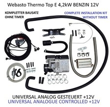 Webasto Thermo Top E 4,2kW Ogrzewanie postojowe Benzyna Uniwersalny zestaw montażowy +12V START na sprzedaż  PL