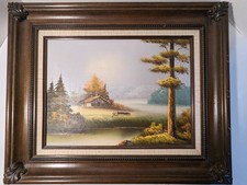 Canvas oil painting for sale  La Porte