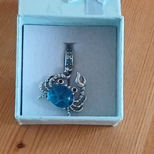Blue crab pendant for sale  IPSWICH