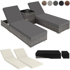 Polyrattan sonnenliege tisch gebraucht kaufen  Igersheim