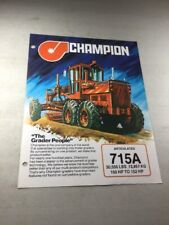 Champion model 715a for sale  Hale