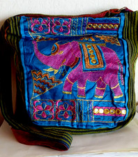 Handtasche stoff bunt gebraucht kaufen  Lauterbach