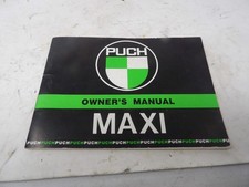 Manual do proprietário do ciclomotor Puch Maxi, usado comprar usado  Enviando para Brazil