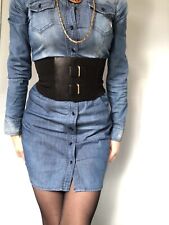 Ceinture corset cuir d'occasion  Amiens-