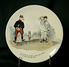Assiette parlante sarreguemine d'occasion  Châteaudun