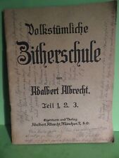 Volkstümliche zitherschule ad gebraucht kaufen  Lautenbach