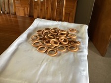 Wooden curtain rings for sale  SHEFFIELD