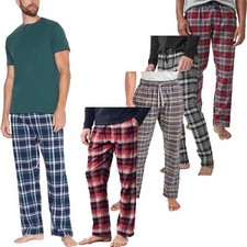 Mens flannel pyjama for sale  BARKING