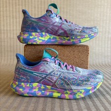 Usado, Tênis de corrida Asics Noosa Tri 14 feminino tamanho 9 vidro marinho azul 1012B208 LEIA comprar usado  Enviando para Brazil