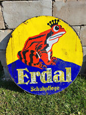 Emailschild erdal frosch gebraucht kaufen  Borna