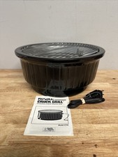 Grelha elétrica interna Rival Crock Grill sem fumaça modelo 5750 preta, usado comprar usado  Enviando para Brazil