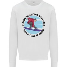 Snowboard facile sweatshirt d'occasion  Expédié en France