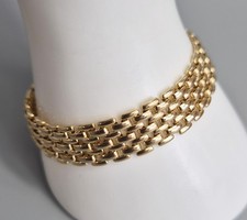 Gold tone panther for sale  CREWE