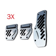 3 peças/conjunto prático carro acelerador antiderrapante pedais almofada tampa freio embreagem comprar usado  Enviando para Brazil