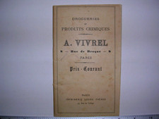 Catalogue vivrel drugstores d'occasion  Expédié en Belgium