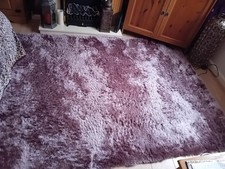 Shaggy shimmer rug for sale  ROWLEY REGIS