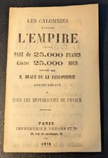 Calomnies empire 1874 d'occasion  Nantes-