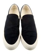 THE ROW MARIE H TAMANHO 40 EU 9 EUA TÊNIS PLATAFORMA SLIP-ON LONA PRETA comprar usado THE ROW MARIE H TAMANHO 40 EU 9 EUA TÊNIS PLATAFORMA SLIP-ON LONA PRETA comprar usado  Enviando para Brazil