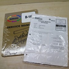 BURKEEN B16-2 Trencher Ditcher Arado Serviço Manual oficina de reparo livro de manutenção, usado comprar usado  Enviando para Brazil