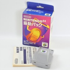 Nintendo 64 RUMBLE PACK Pak NUS-013 oficial na caixa 2365 N64 comprar usado  Enviando para Brazil