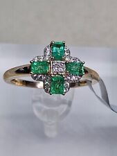 10kt gold emerald for sale  BRIERLEY HILL