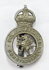 Police somersetshire badge for sale  NEW ROMNEY
