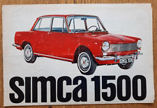 1964 simca 1500 d'occasion  Expédié en Belgium