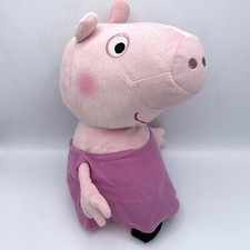 Boneca Peppa Pig grande 16" brinquedo de pelúcia sentado brinquedo de pelúcia macio limpo comprar usado  Enviando para Brazil
