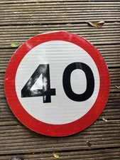 40mph road sign for sale 40mph road sign for sale  WATFORD
